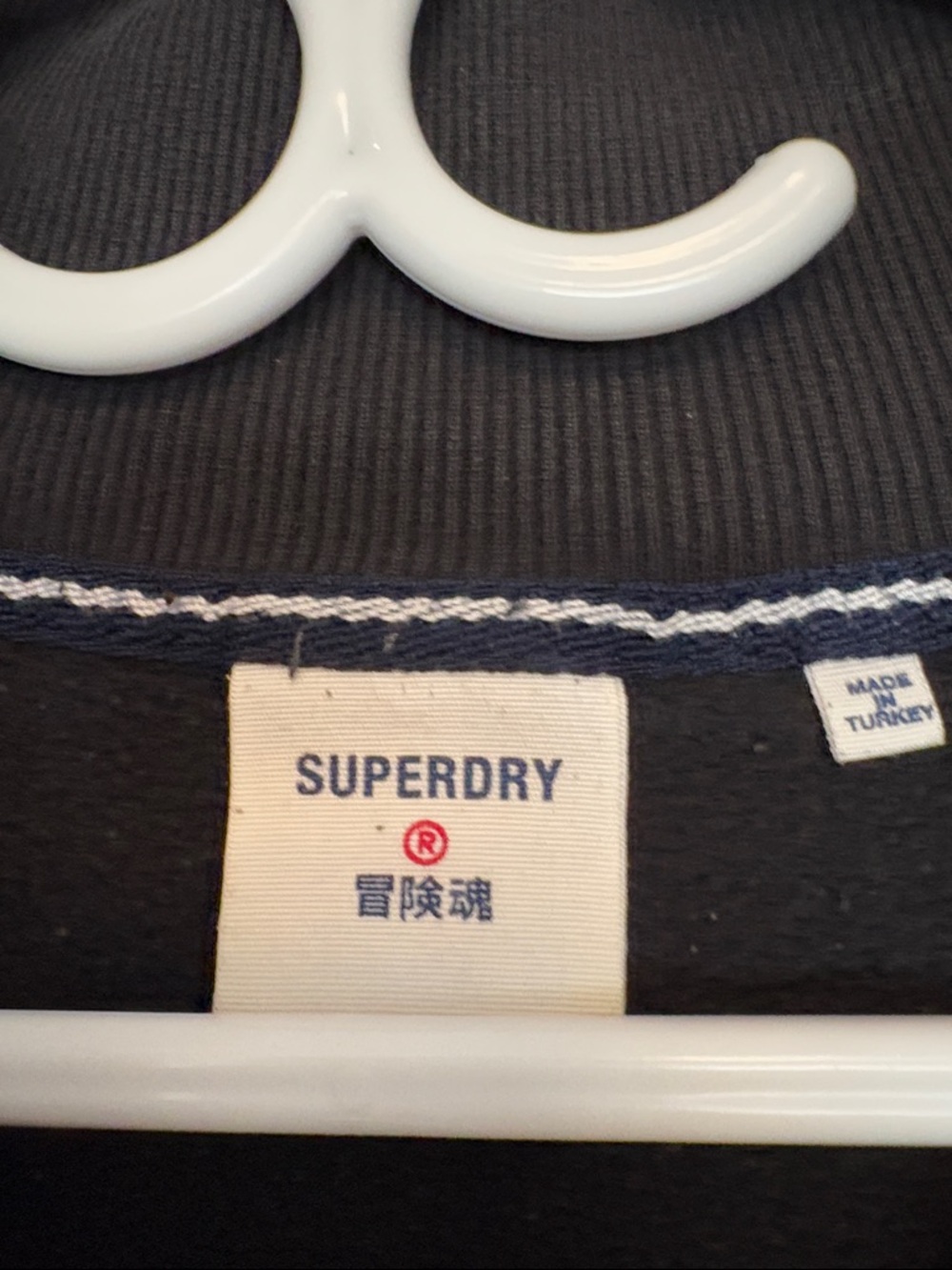 Superdry Black New York Tribeca Half-Zip Sweatshirt - Picture 2 of 6